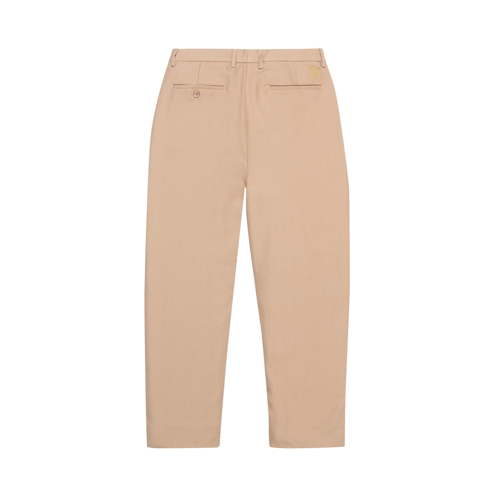 GRAND LOGO PLEATED FRONT TROUSER Brown