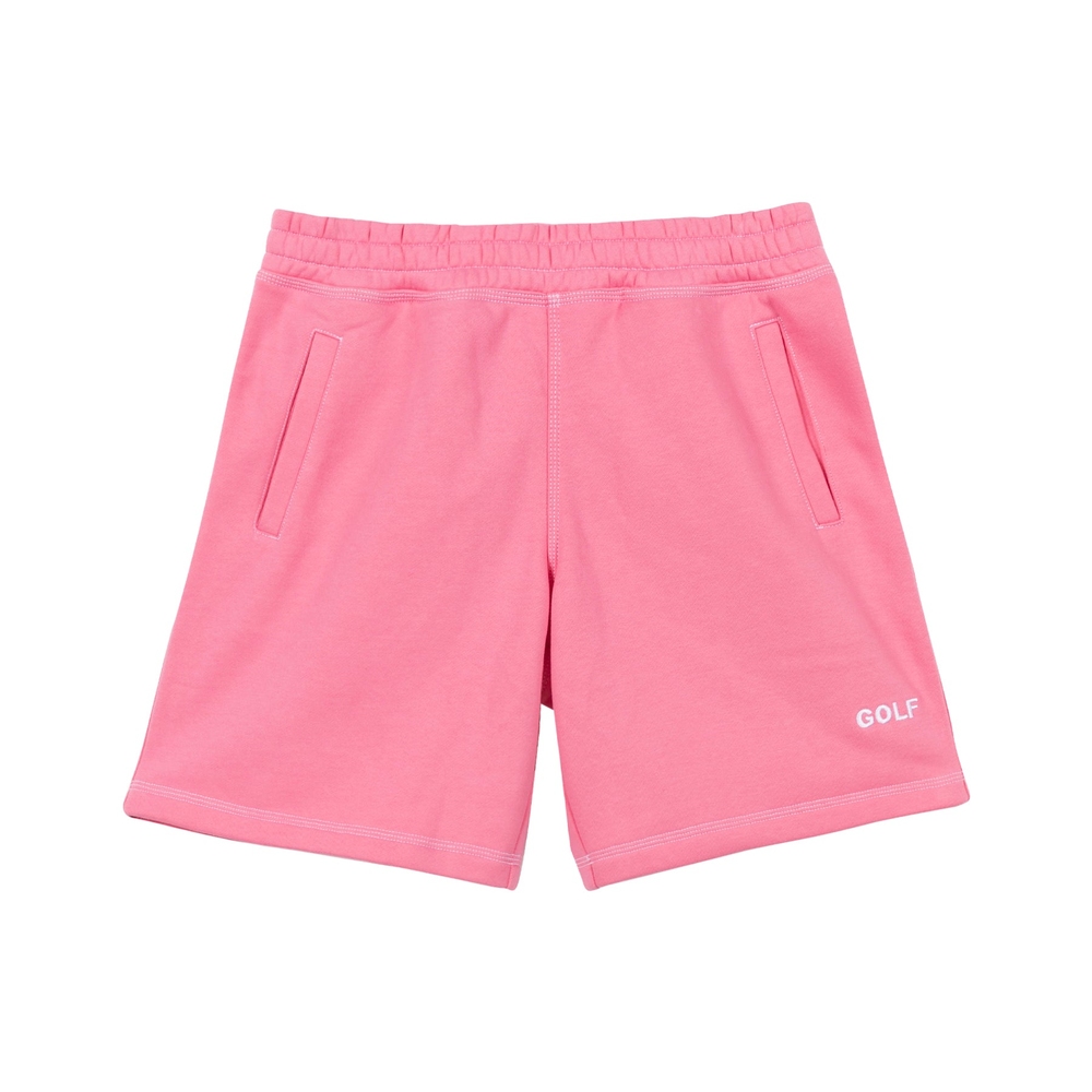 CONTRAST STITCH SWEATSHORTS Pink