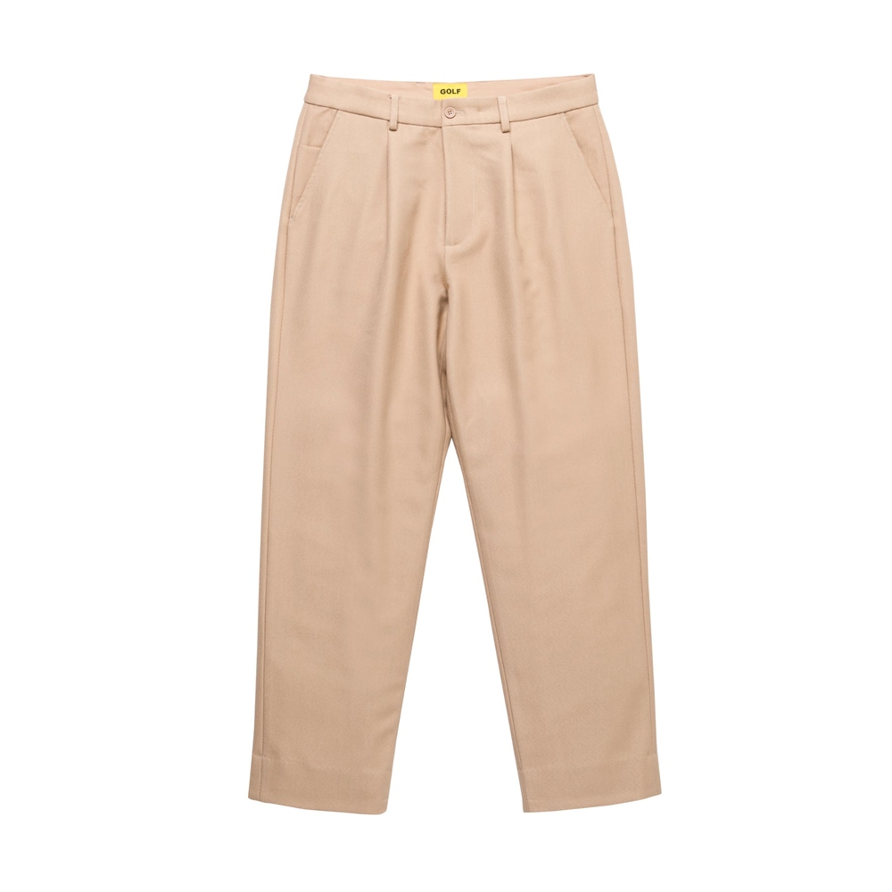 GRAND LOGO PLEATED FRONT TROUSER Brown