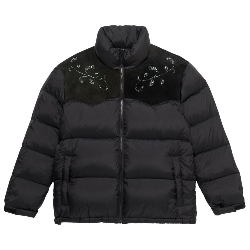 EL PASO RHINESTONE DOWN JACKET Black