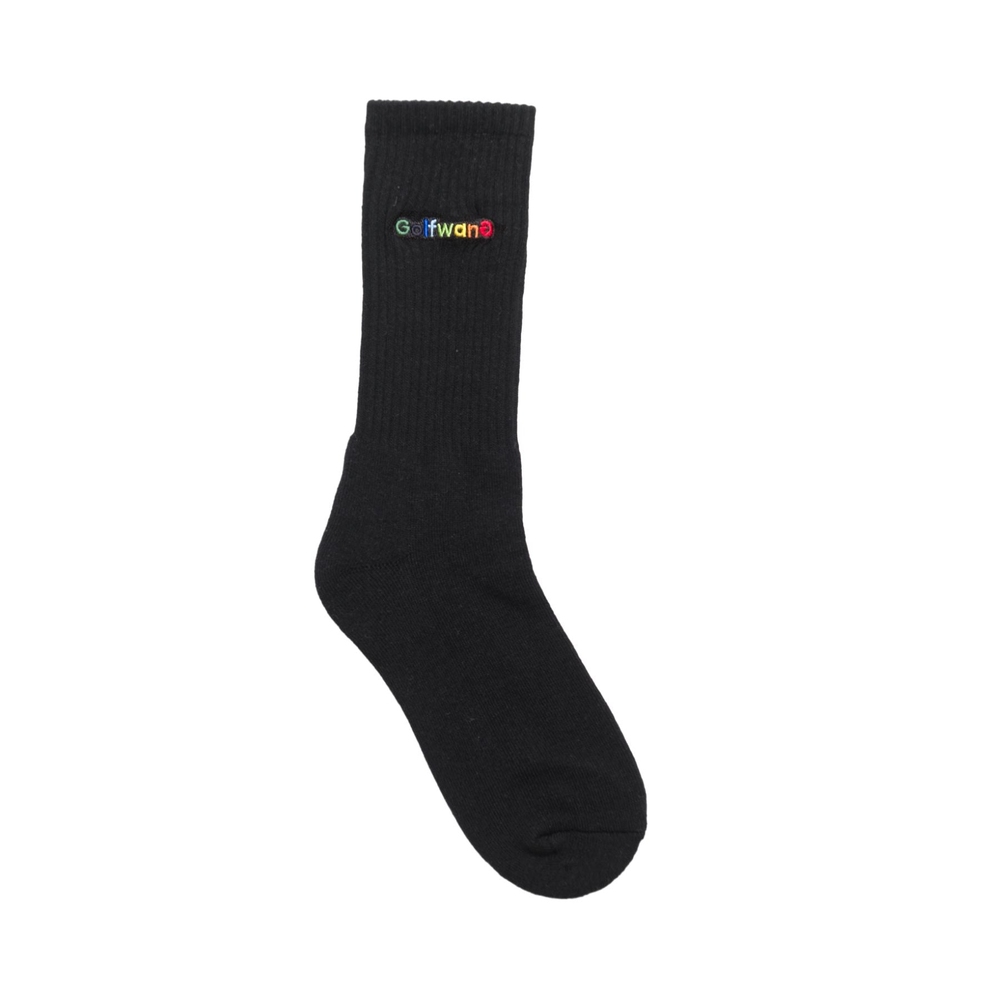 HAPPY LOGO SOCKS Black