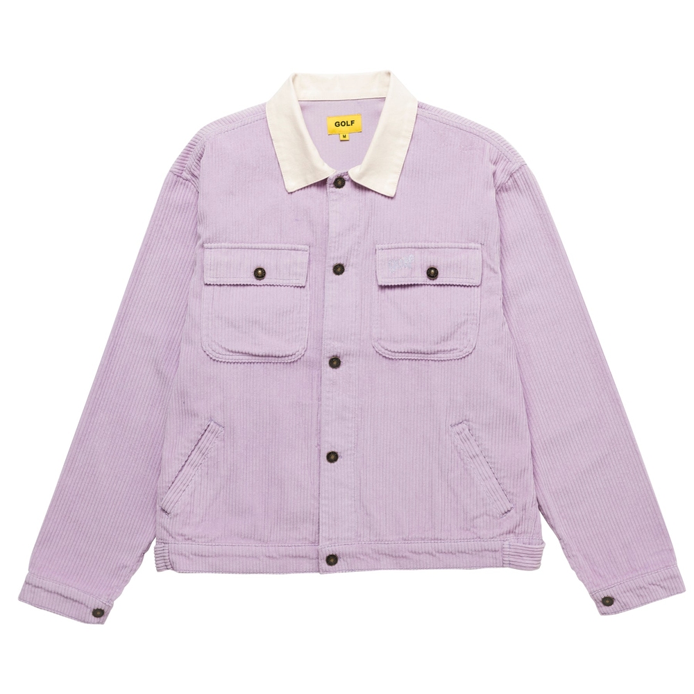 CORDUROY WORK JACKET Purple