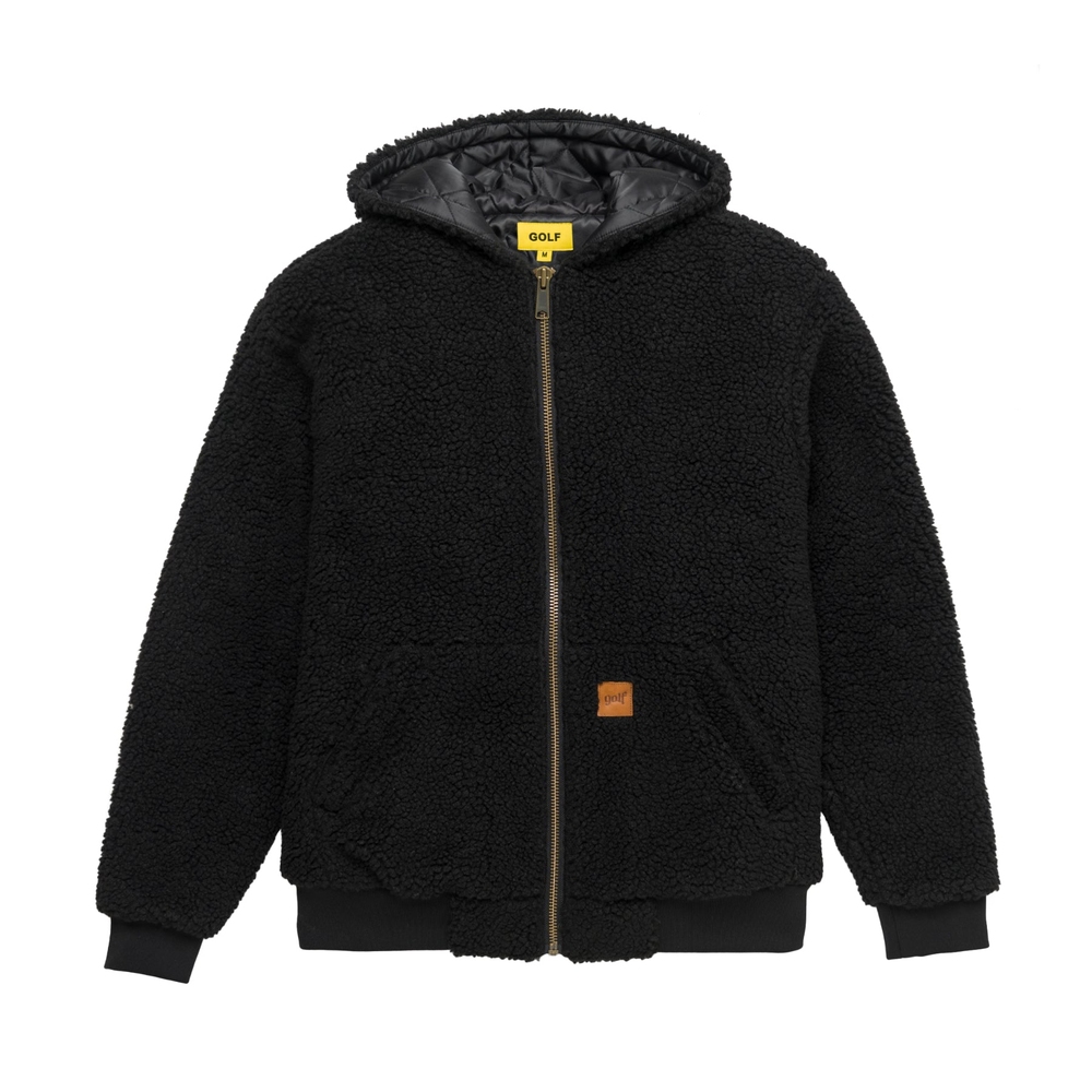 SHERPA HOODED WORK JACKET Black