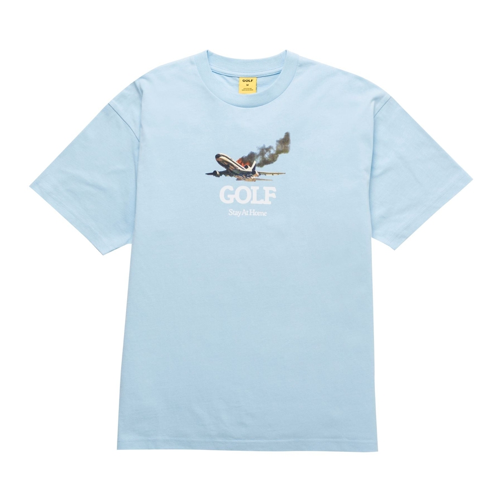 STAY AT HOME TEE Light Blue