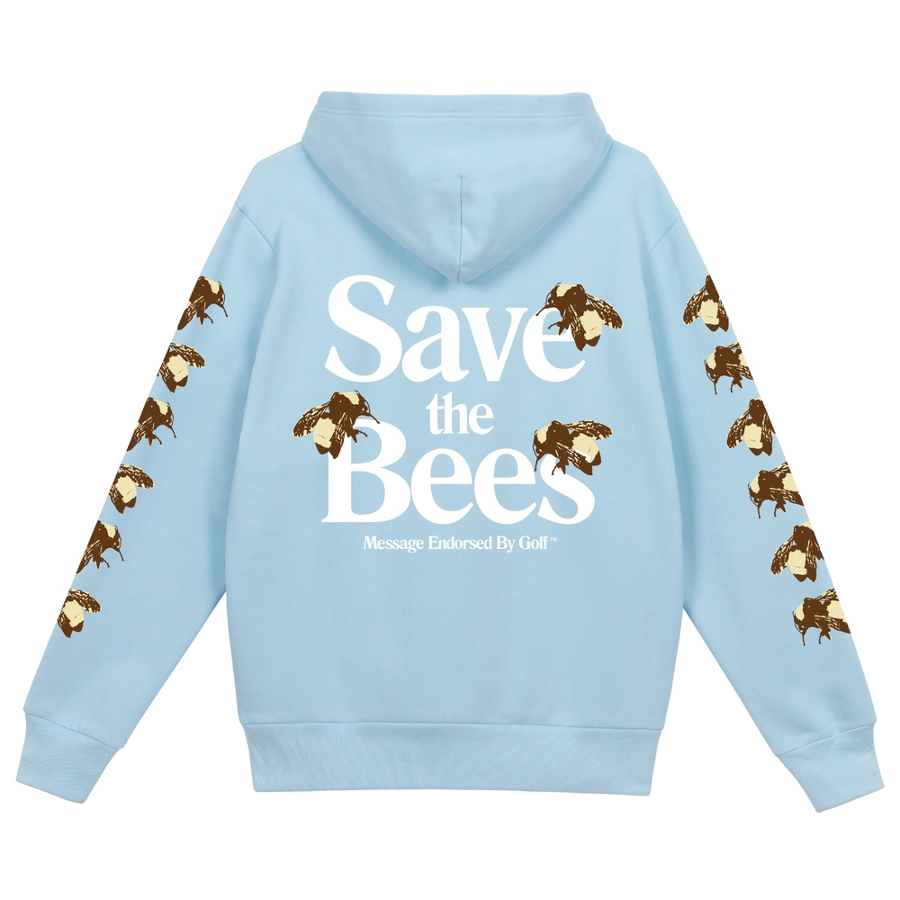 SAVE THE BEES HOODIE Baby Blue