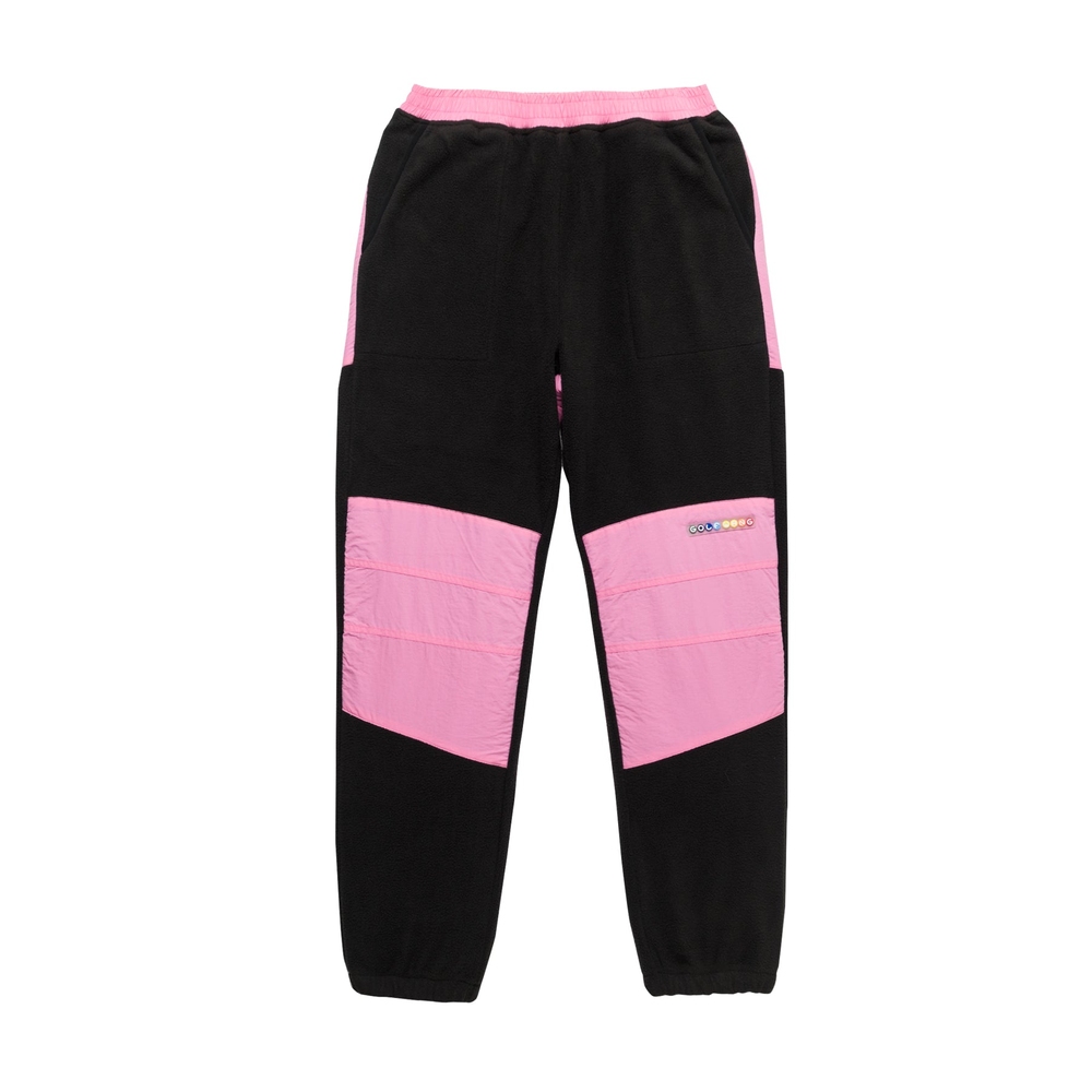 SPACE BOUTIQUE FLEECE PANT Black/Pink