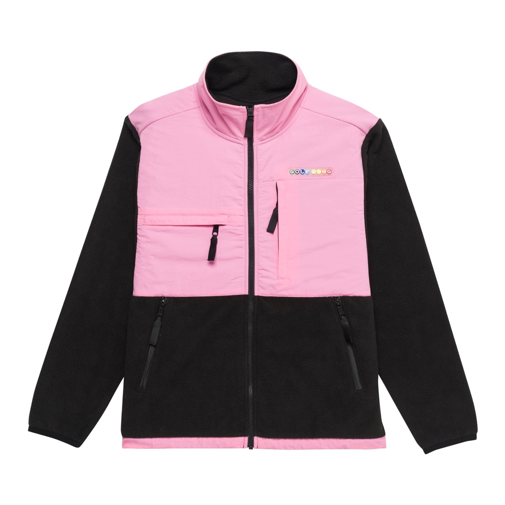 SPACE BOUTIQUE FLEECE JACKET Black/Pink