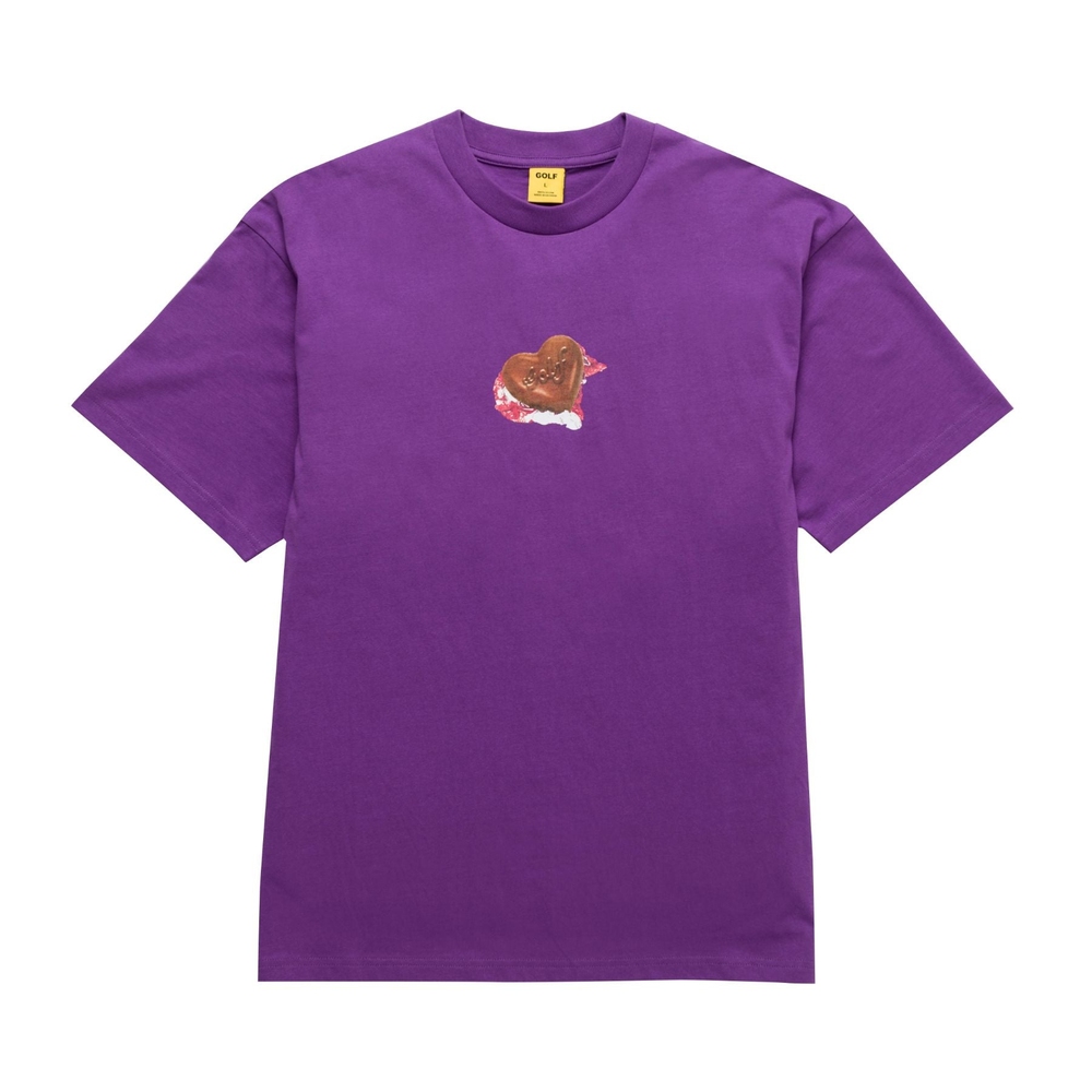 CHOCOLATE HEART TEE Purple