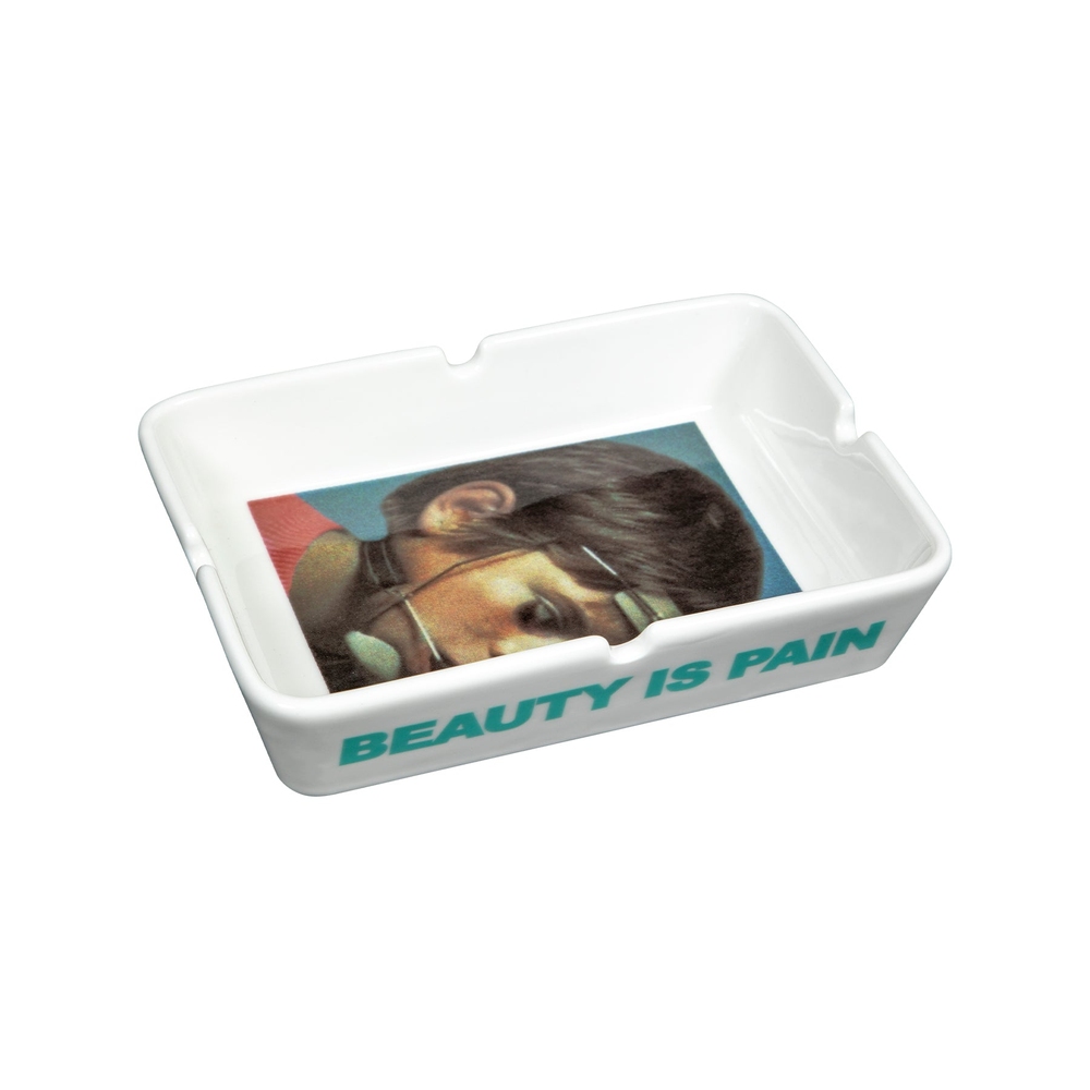 BEAUTY IS PAIN ASH TRAY White