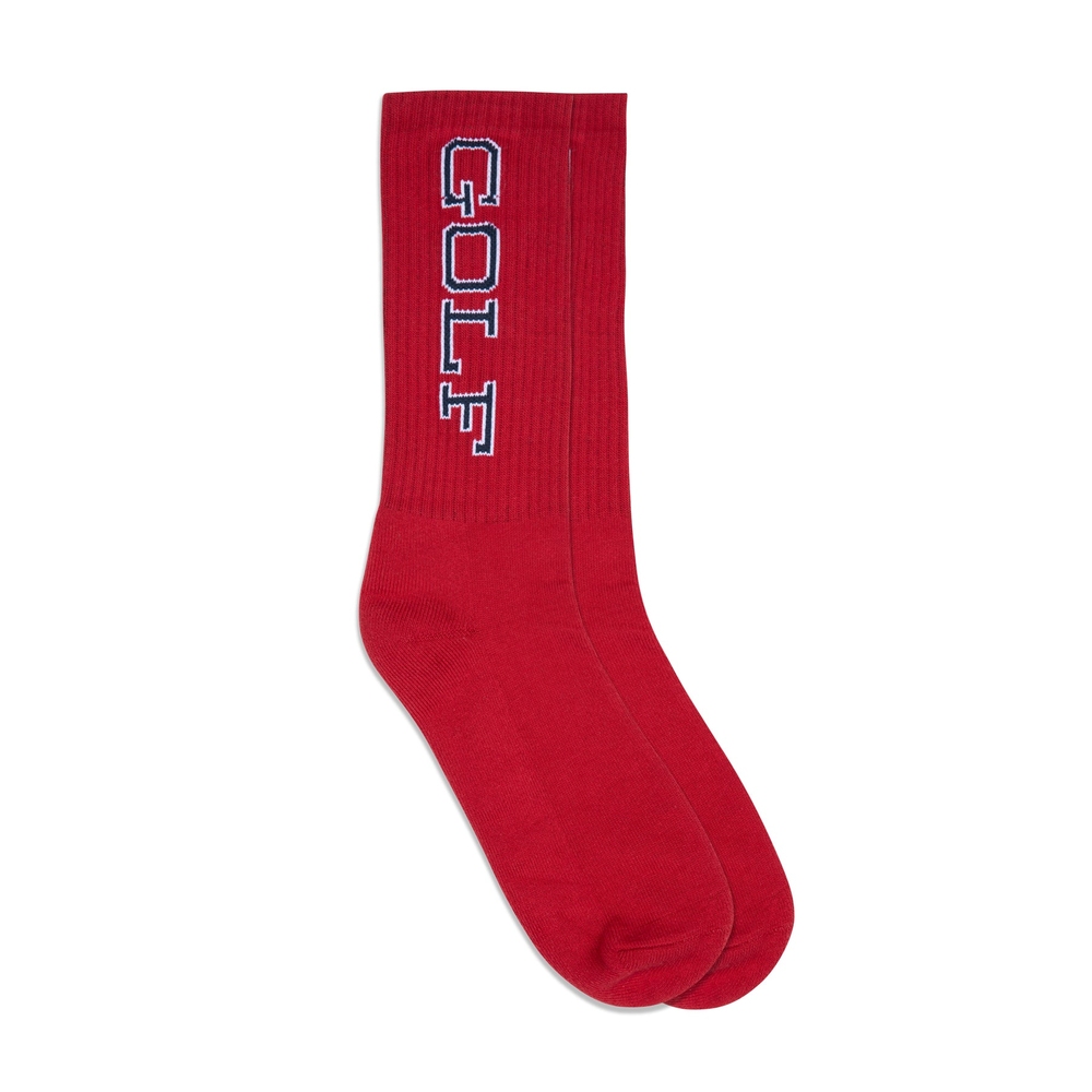 3PK STATE SOCKS Navy/Dark Red/Black