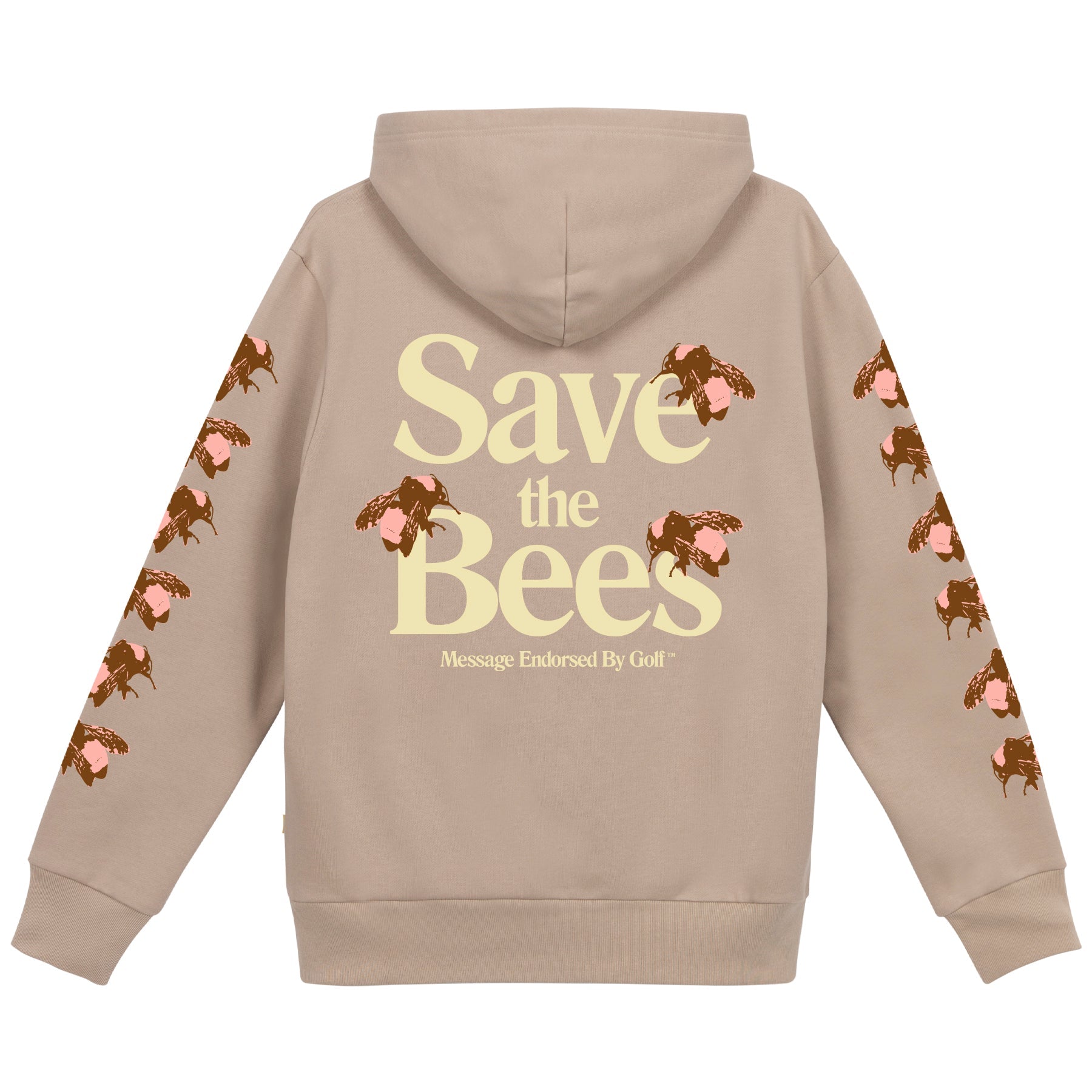 Tyler the Creator top Save the Bees Tour Golfwang Sand Tan Hoodie