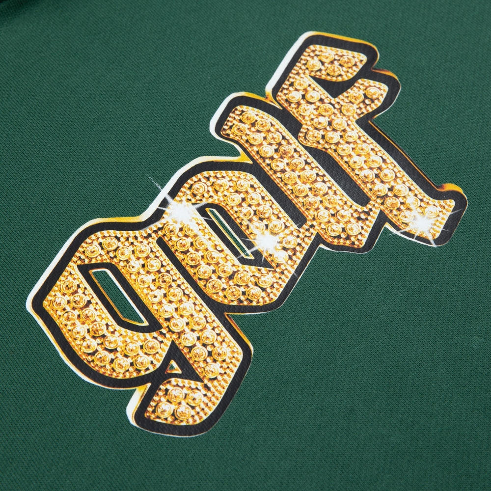 OLDE FLOODED HOODIE Dark Green