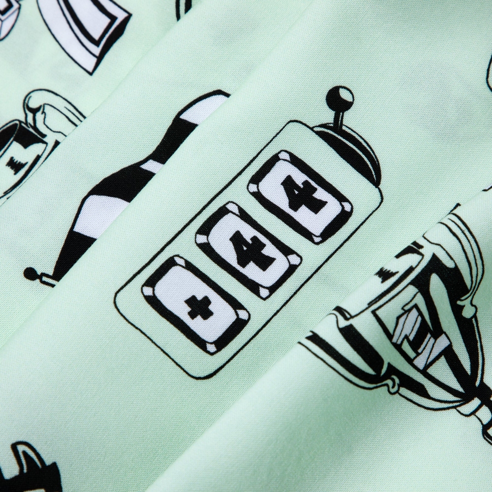 ARTIFACTS RAYON BUTTON UP BY +44 X GOLF WANG Light Green