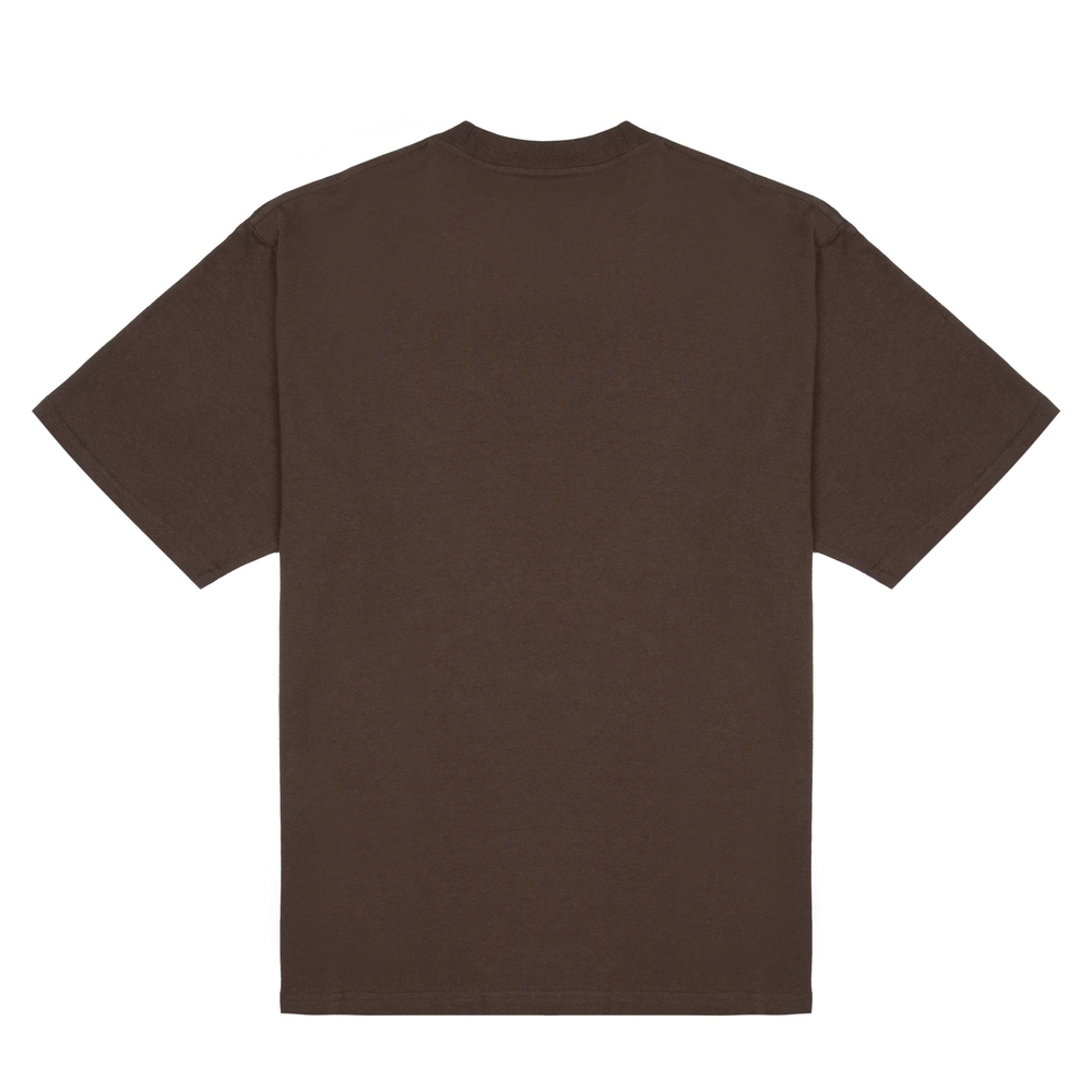 OLDE FLOODED TEE Dark Brown