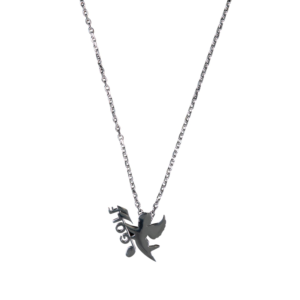 ANGEL NOTE NECKLACE Silver