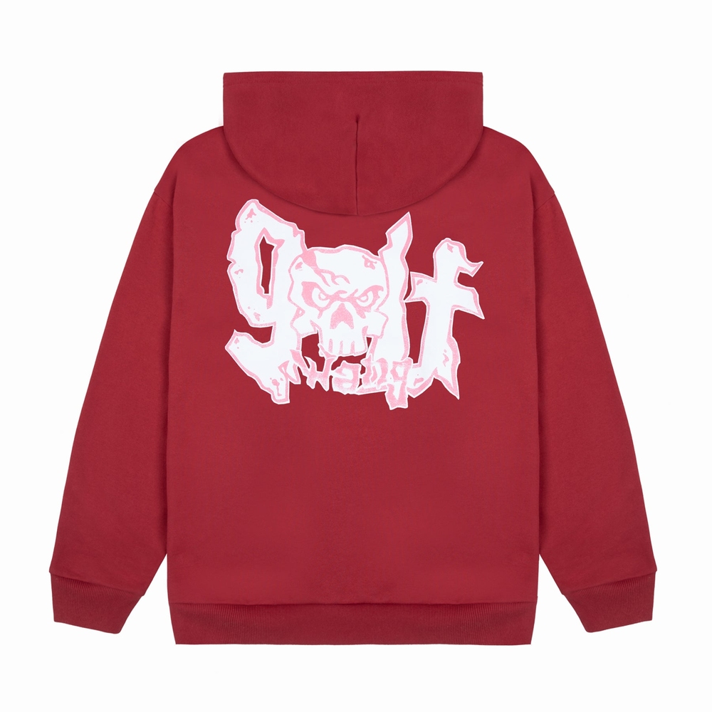 KRUSHER HOODIE Dark Red