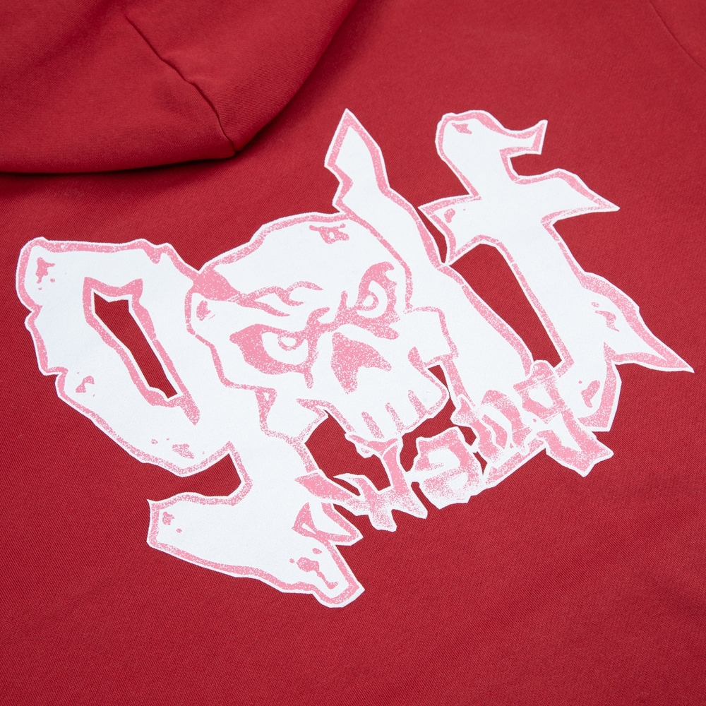 KRUSHER HOODIE Dark Red