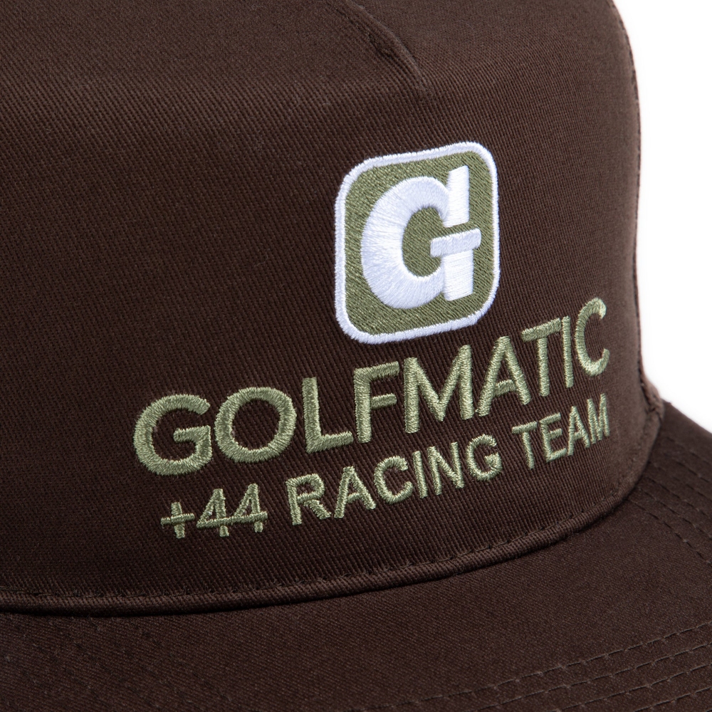 RACING TEAM SNAPBACK BY +44 X GOLF WANG Brown