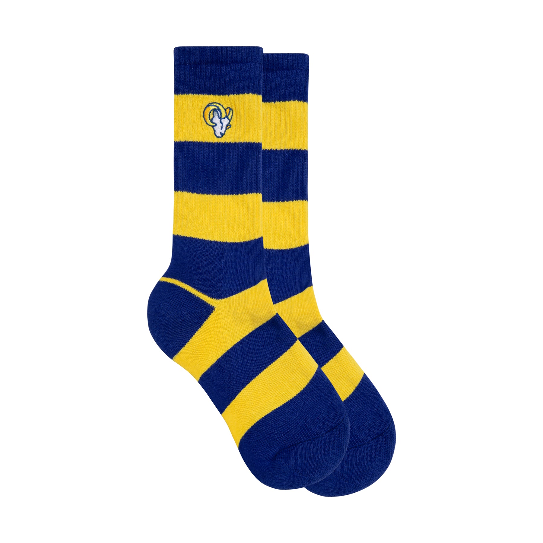 Rams 3pk Socks Royal Blue Flame, Dandelion/Royal Blue, Stretch Limo ...