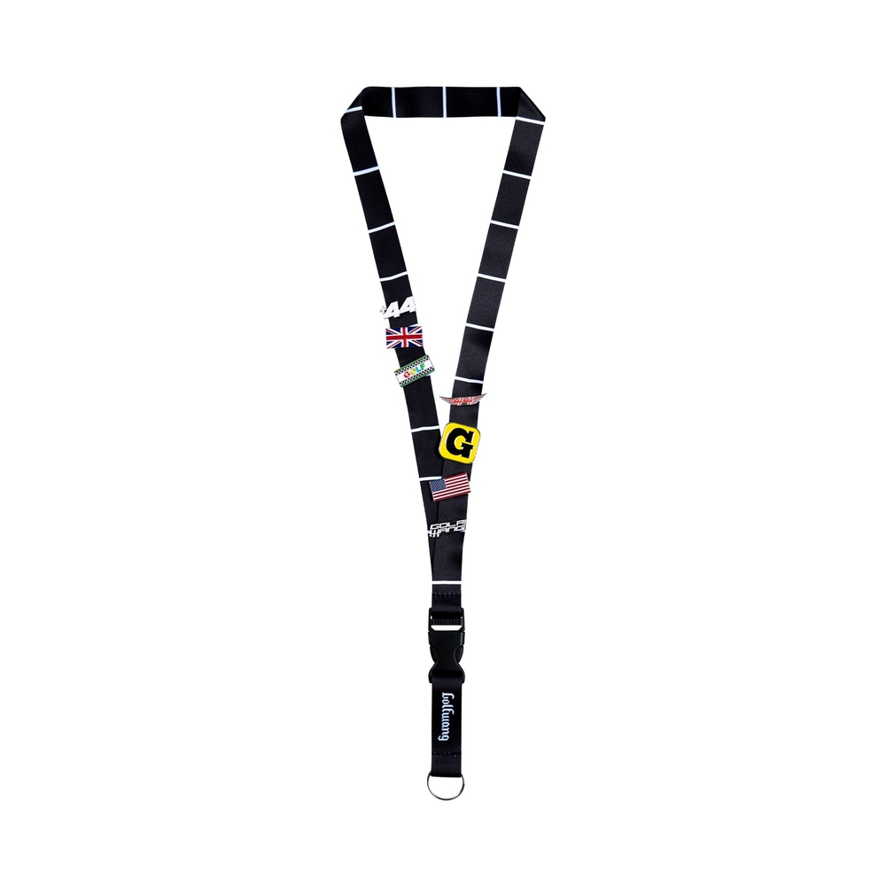 SPONSOR LANYARD AND PINS BY +44 X GOLF WANG Black