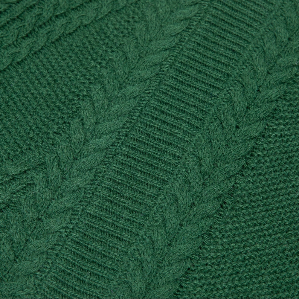 FALCON CABLE KNIT SWEATER Dark Green