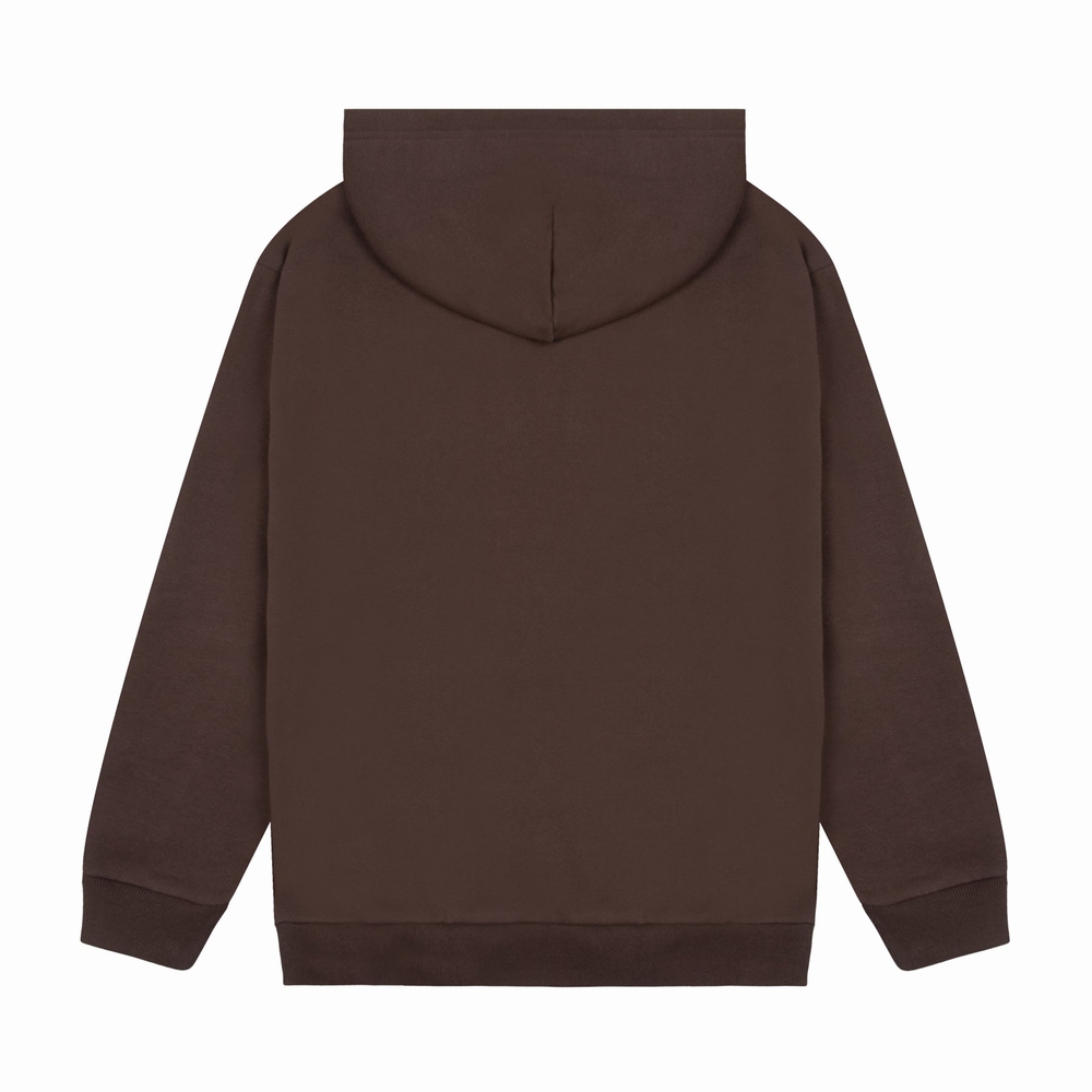 OLDE FLOODED HOODIE Dark Brown