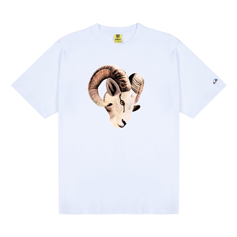 RAMS CUTOUT TEE Bright White