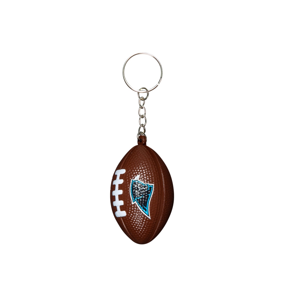 PANTHERS FOOTBALL KEYCHAIN Silver/Brown