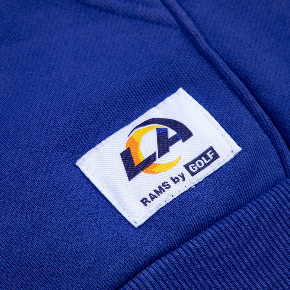 RAMS CUTOUT HOODIE Royal Blue