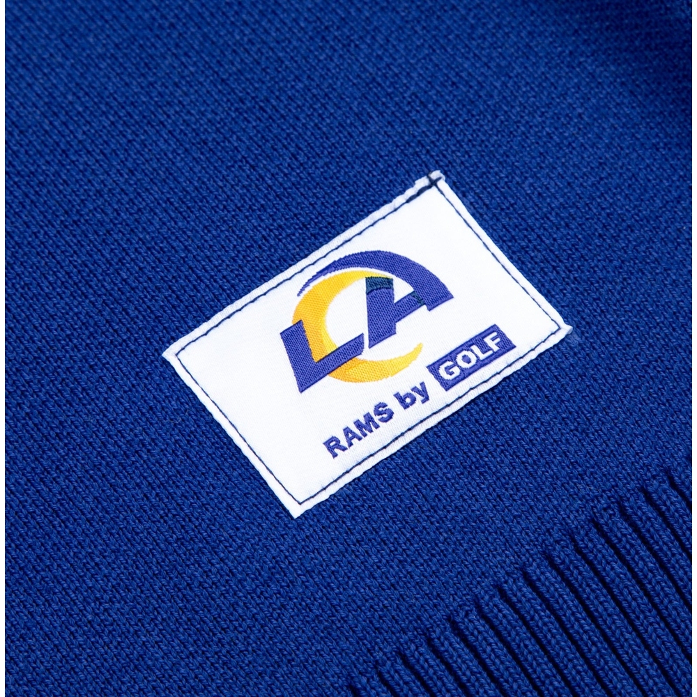 RAMS JACQUARD SWEATER Royal Blue