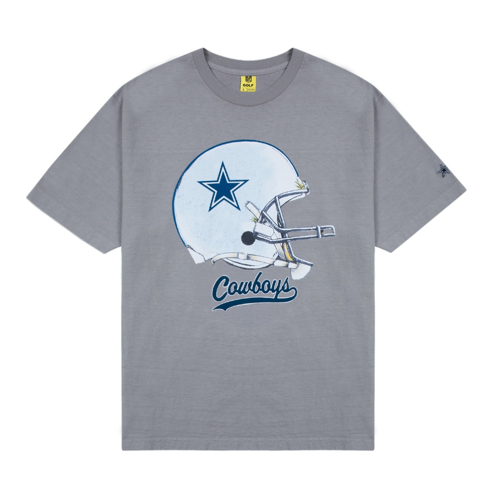 COWBOYS HELMET TEE Silver