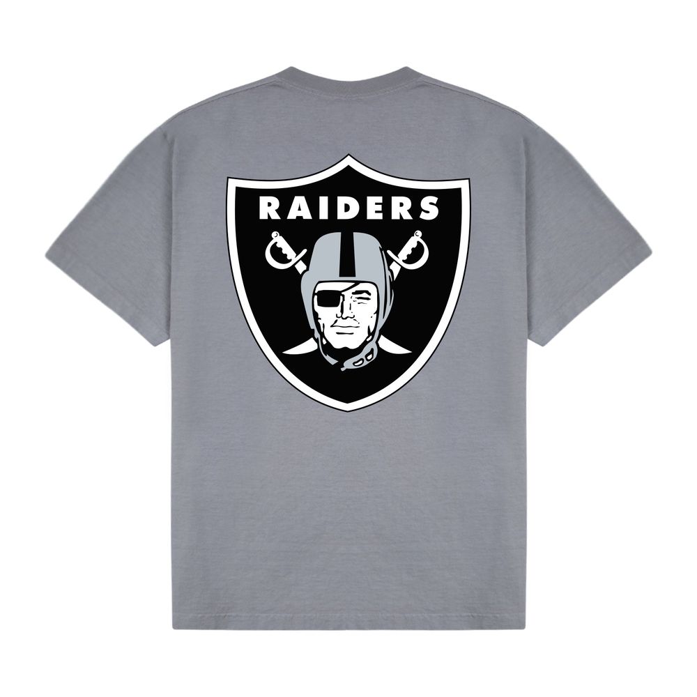 RAIDERS LOGO TEE Pearl Blue