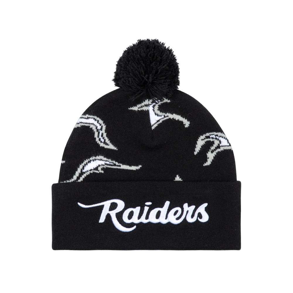 RAIDERS FLAME BEANIE Stretch Limo Flame