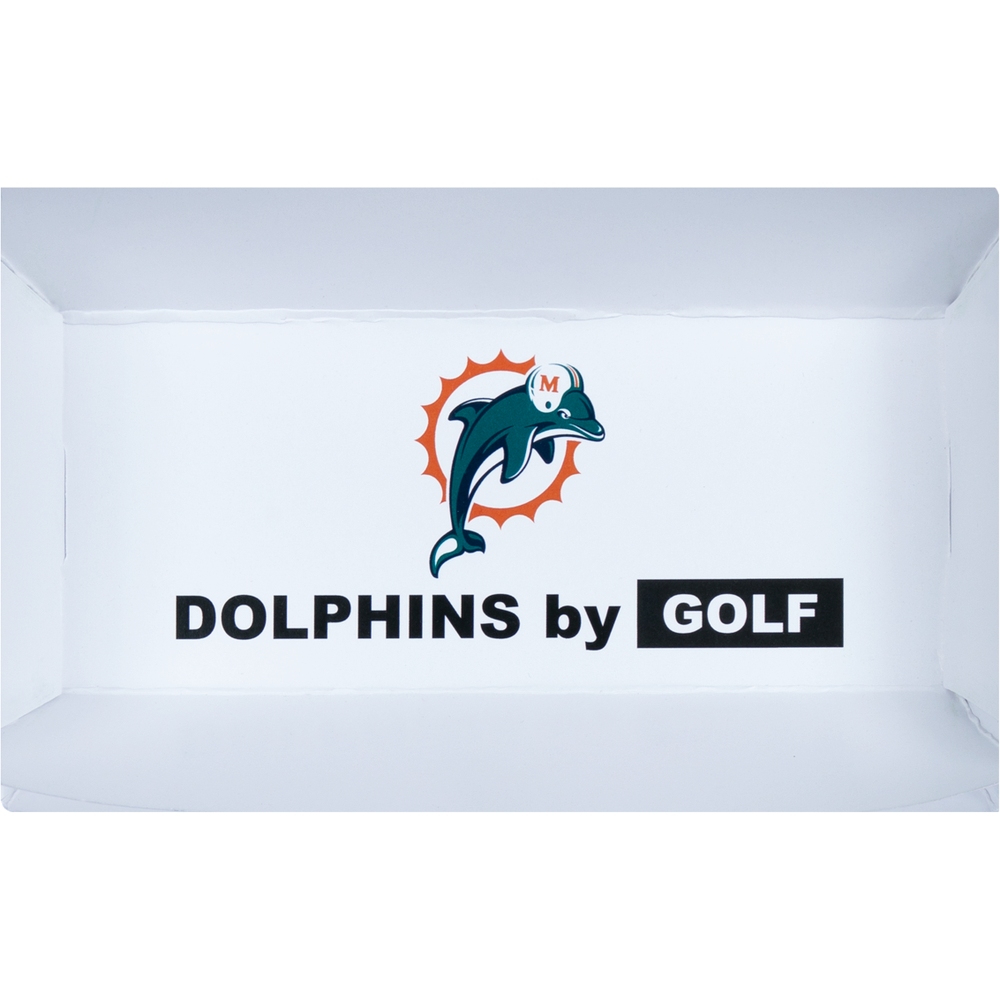 DOLPHINS HOT DOG HOLDER Red Orange Flame