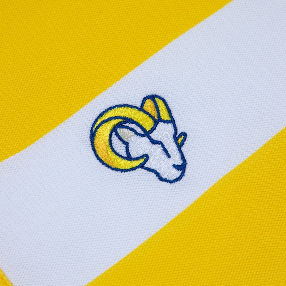 RAMS LONG SLEEVE POLO Bright White/Dandelion