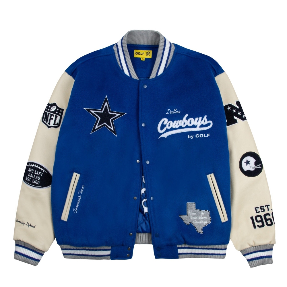 COWBOYS LETTERMAN JACKET Surf the Web