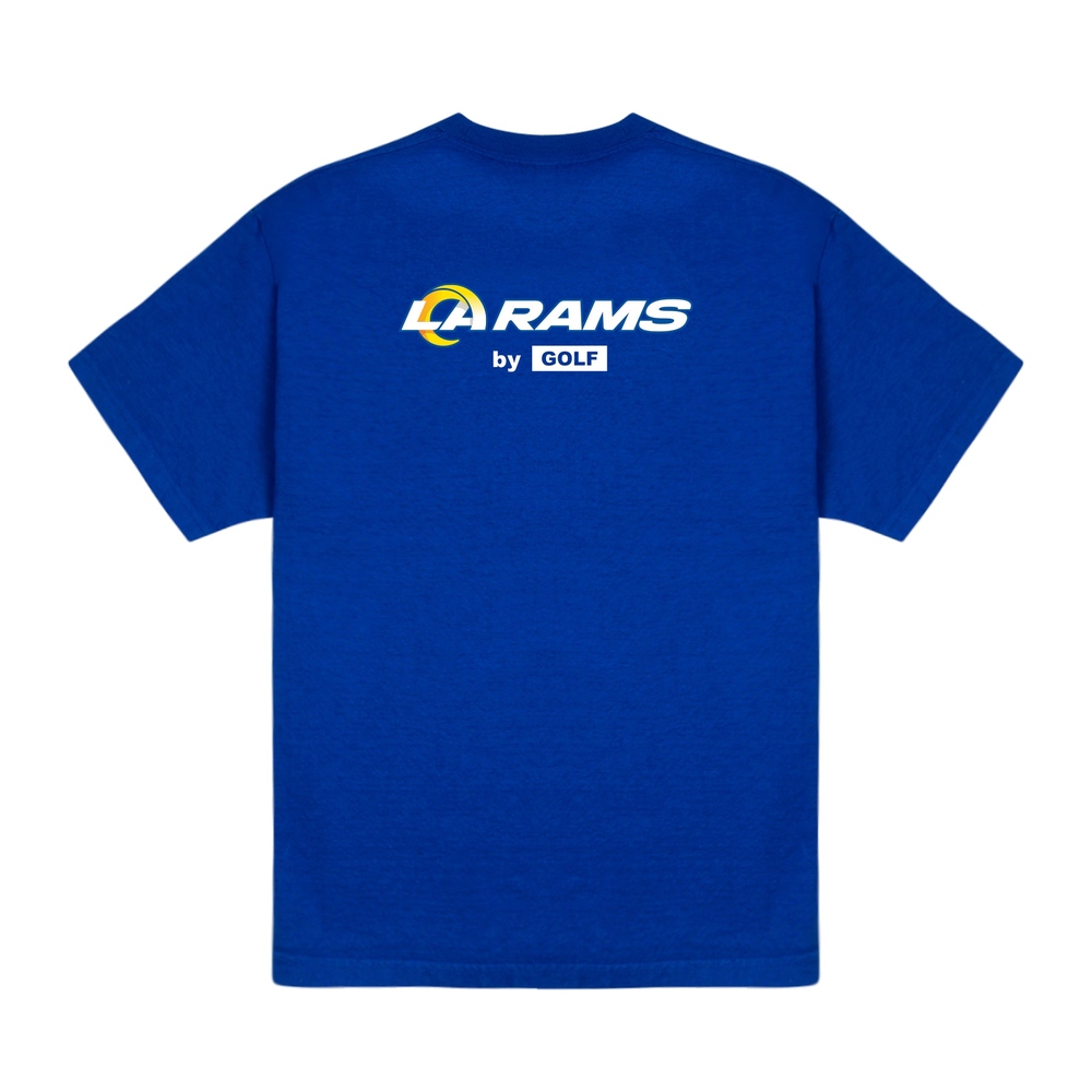 RAMS CUTOUT TEE Royal Blue