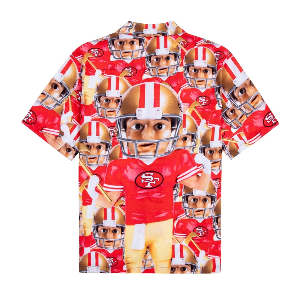 49ERS RAYON BUTTON UP Multi