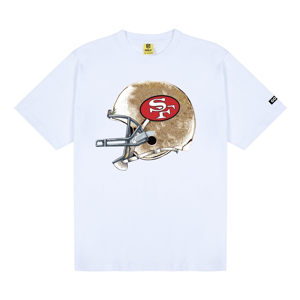 49ERS HELMET TEE Bright White