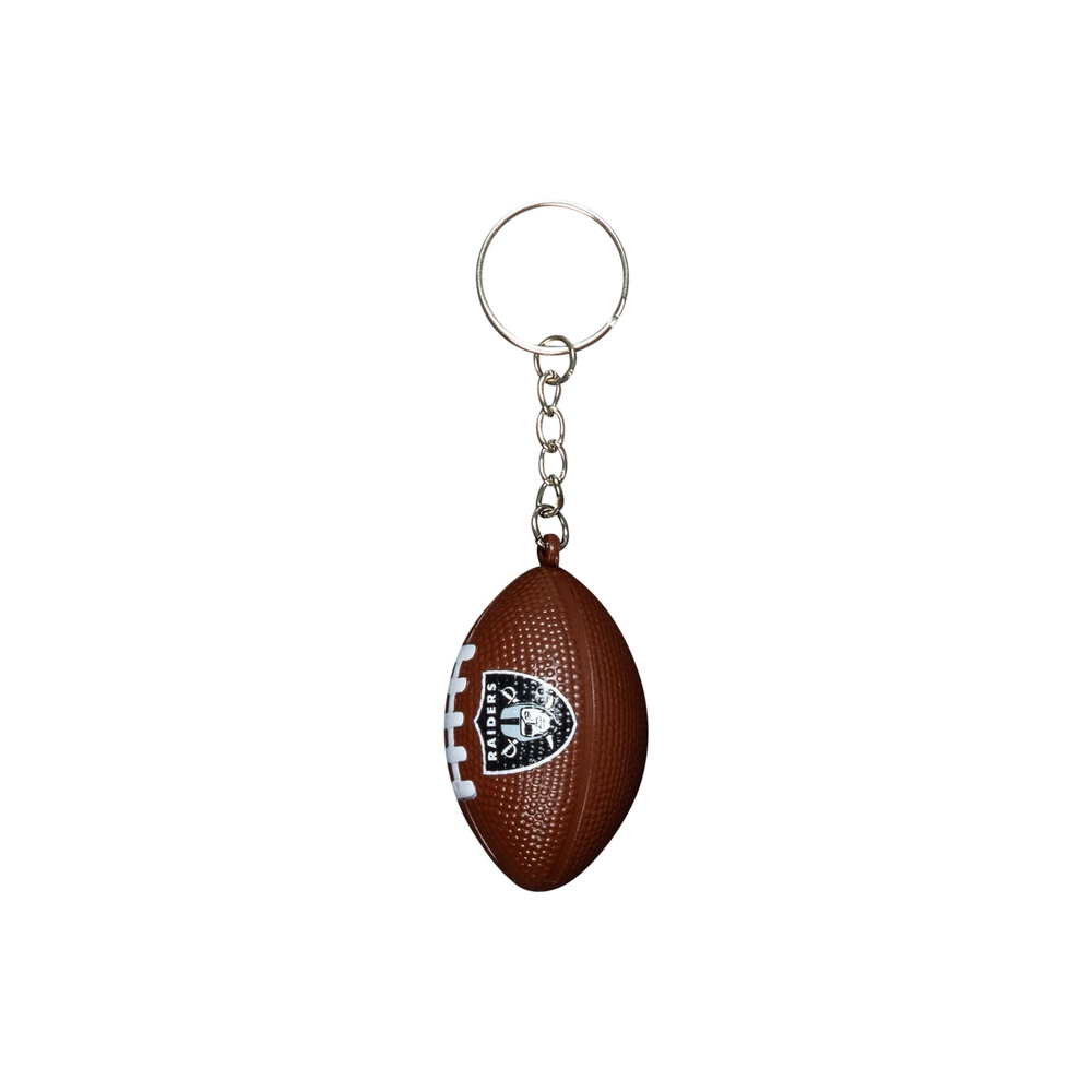 RAIDERS FOOTBALL KEYCHAIN Silver/Brown