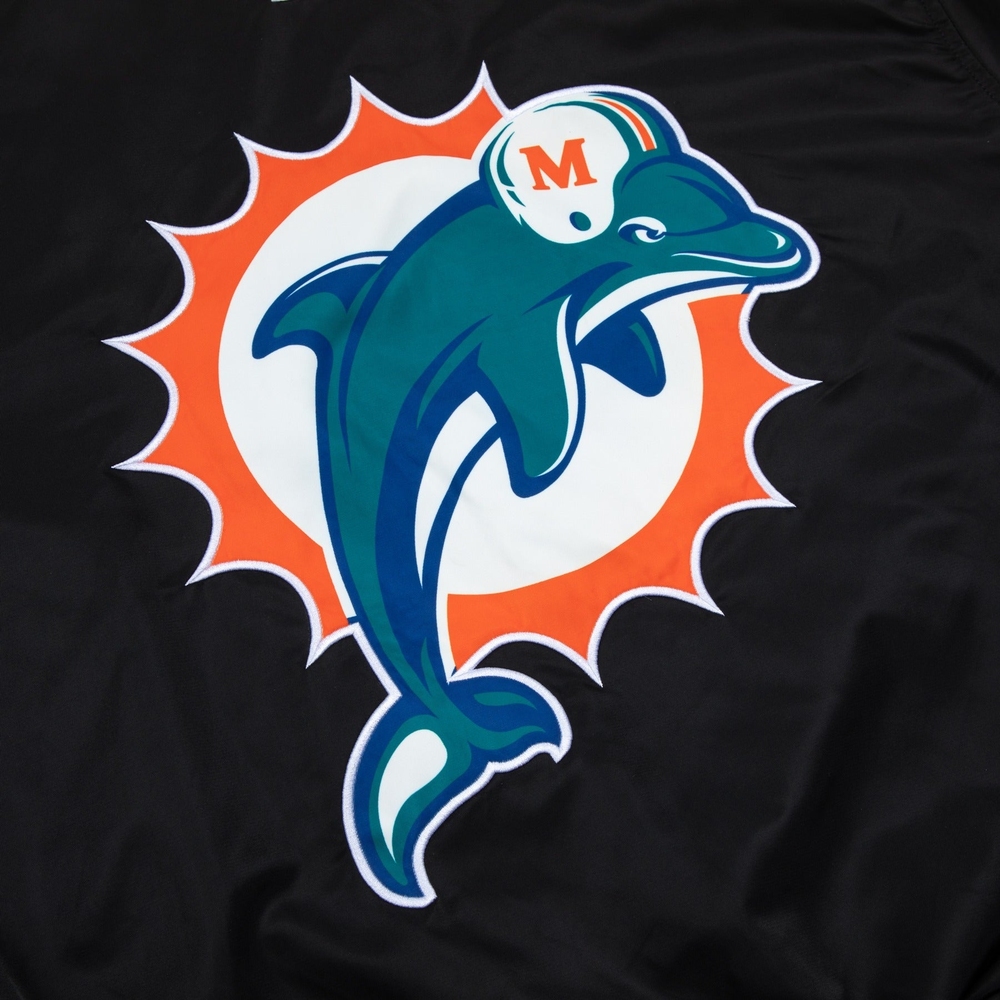 DOLPHINS SATIN BOMBER JACKET Stretch Limo