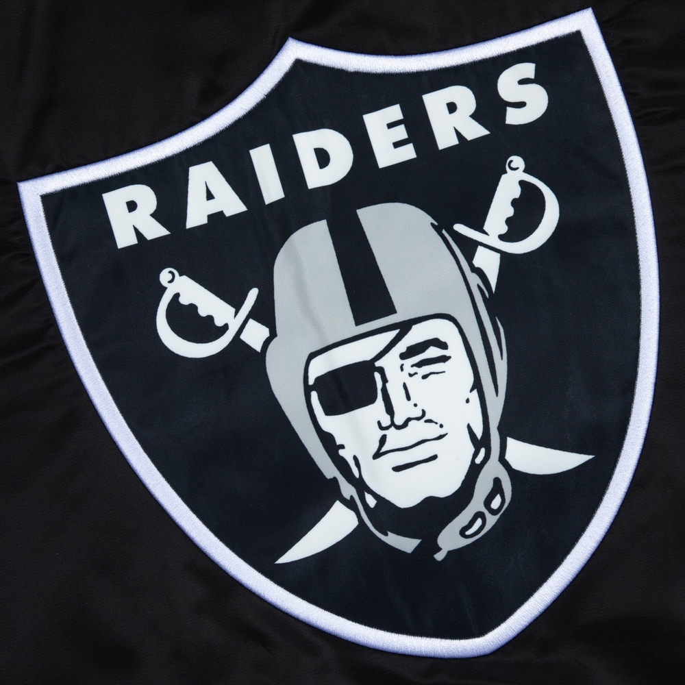 RAIDERS SATIN BOMBER JACKET Stretch Limo