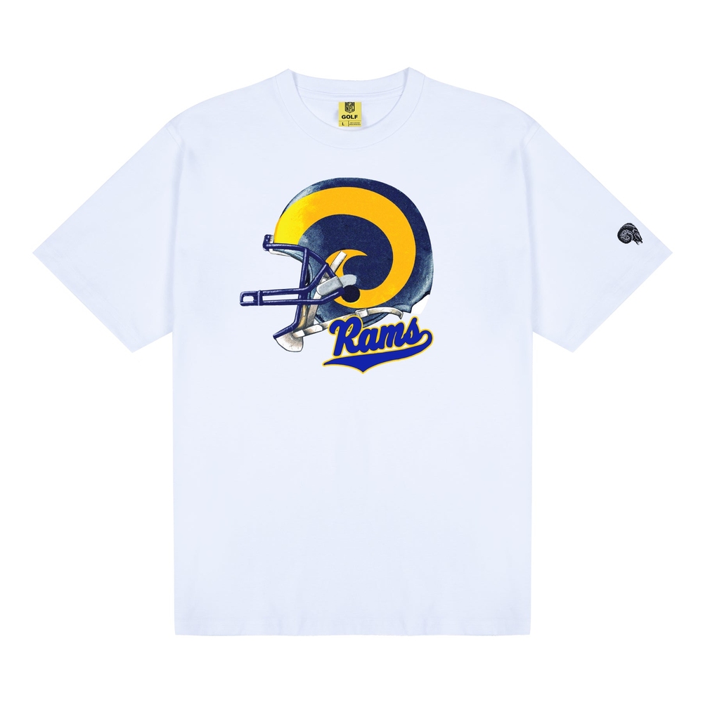 RAMS HELMET TEE Bright White