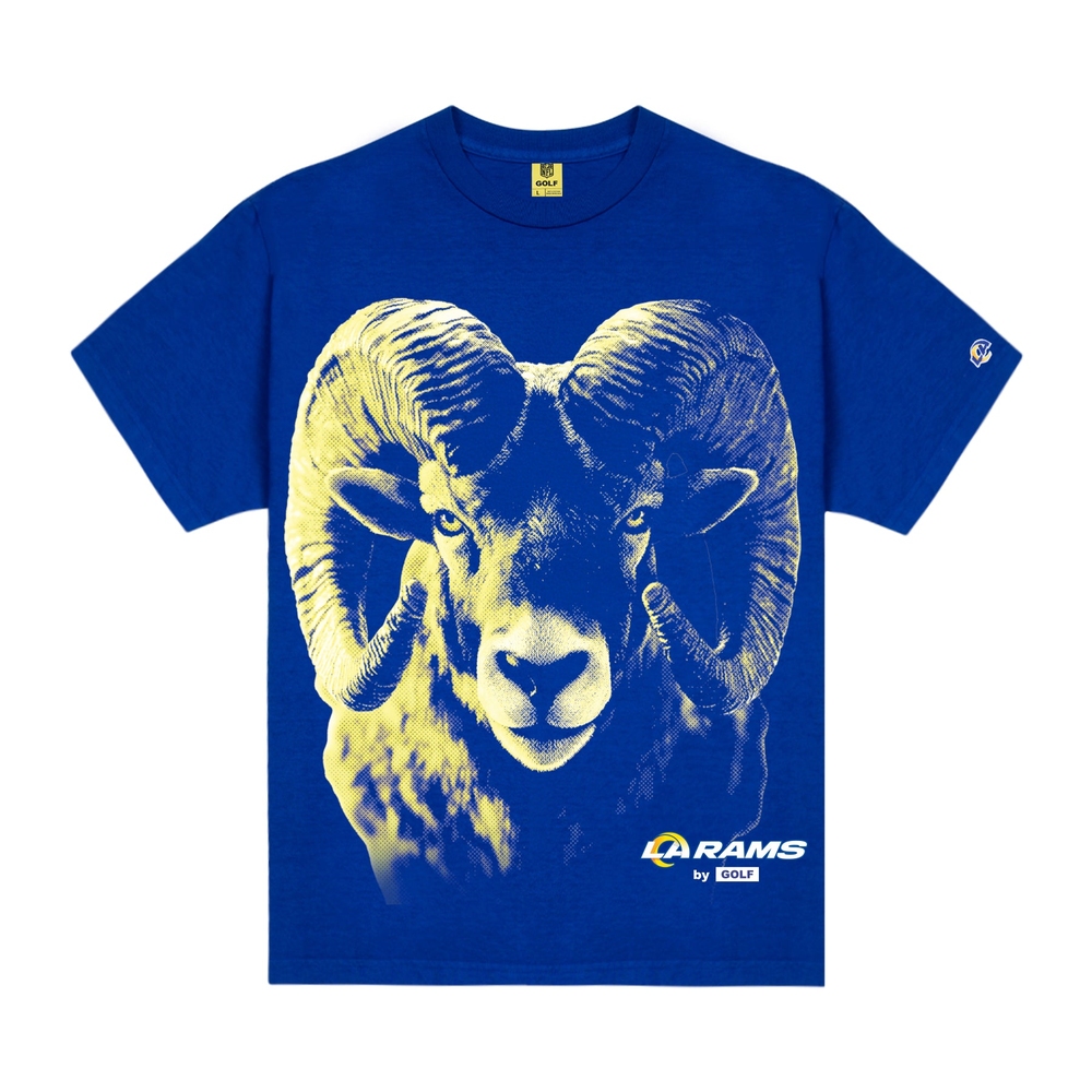 RAMS ANIMAL TEE Royal Blue