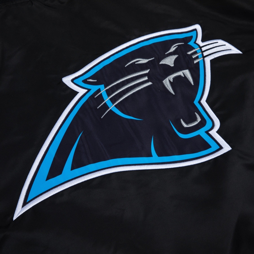 PANTHERS SATIN BOMBER JACKET Stretch Limo