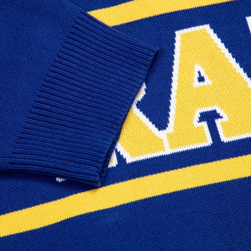 RAMS JACQUARD SWEATER Royal Blue