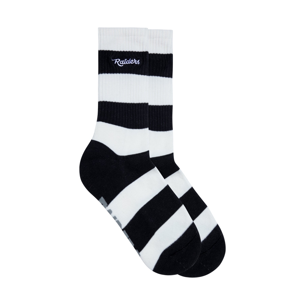 RAIDERS 3PK SOCKS Stretch Limo, Bright White/Stretch Limo, Stretch Limo