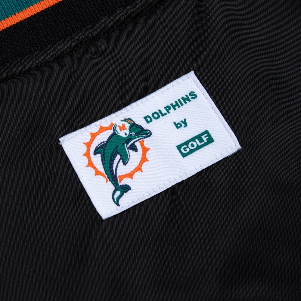 DOLPHINS SATIN BOMBER JACKET Stretch Limo