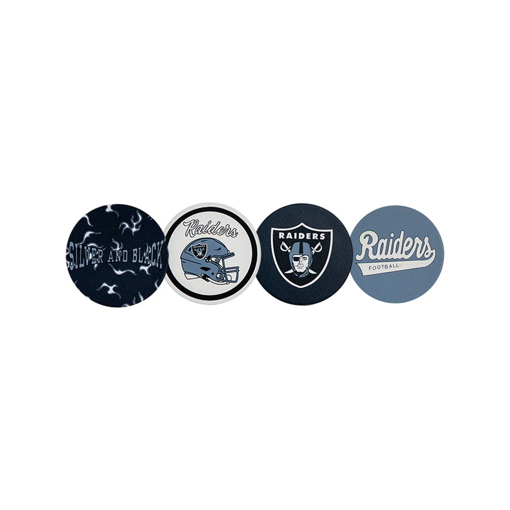 4PK RAIDERS COASTERS Multi