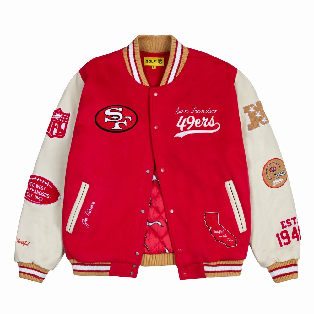 49ERS LETTERMAN JACKET Ski Patrol